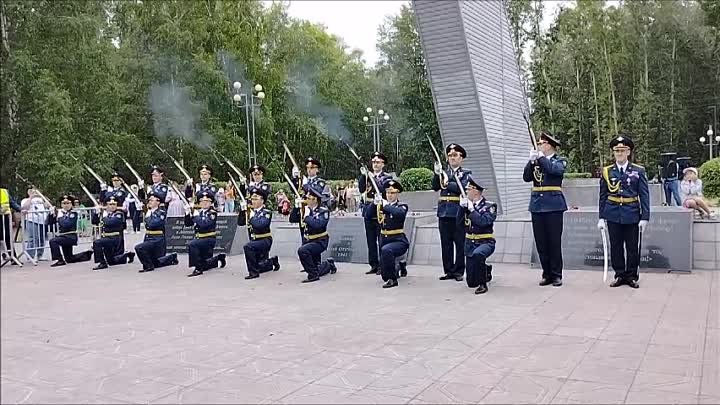 Выступление карабинеров в Ачинске