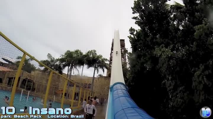 Top 10 Waterslides 2015 HD Крутые горки