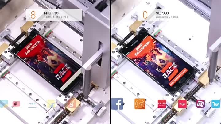 Redmi Note 5 Pro vs Samsung J7 Duo- Top 30 Apps Launch Speed Comparison