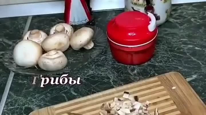 Зразы с грибами и сыром