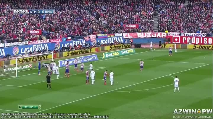 Karim Benzema Goal ~ Atlético de Madrid vs Real Madrid 0-1 ( La Liga ...
