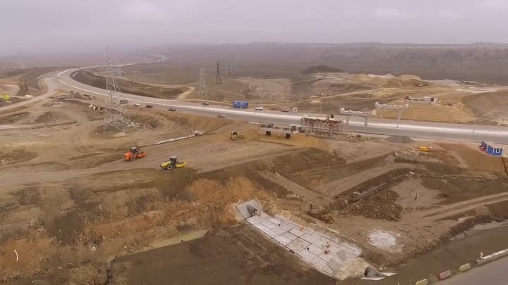 Крым-Трасса «Таврида» Строительство развязки!2018
