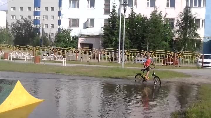 ПЕРВЫЙ В РОССИИ ВОДНЫЙ СКЕЙТ ПАРК. ПОСЁЛОК ПАНГОДЫ. НАДЫМСКИЙ РАЙОН. ...