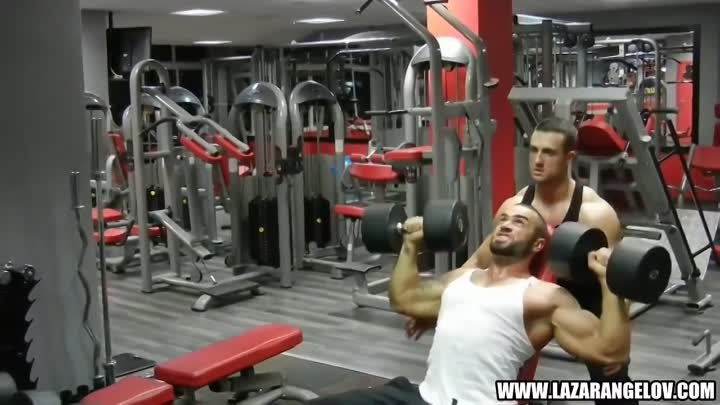 Lazar Angelov - Shoulders Workout With Slavi Goranchovski