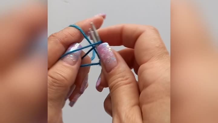 Как связать шнур спицами
