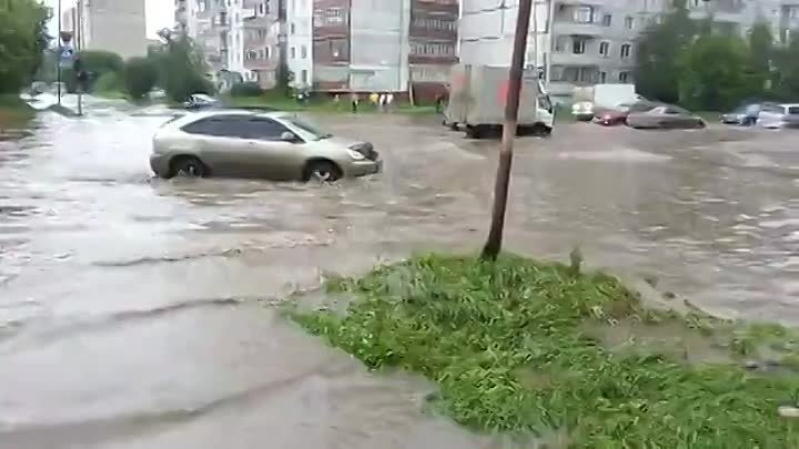 Бердск велосипедист на Березовой