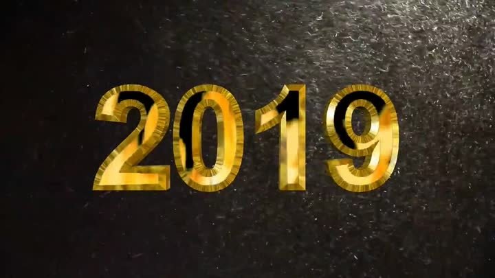 3D Новогодний футаж 2019