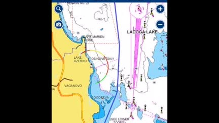 Навигация Navionics для катера. Boating