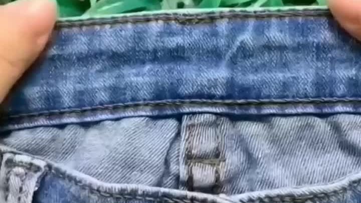 Как уменьшить джинсы в талии 👖