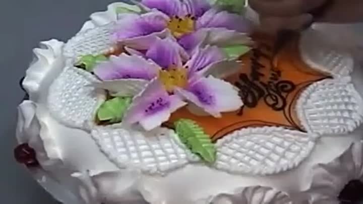 Неземная красота! Украшение тортов - цветы