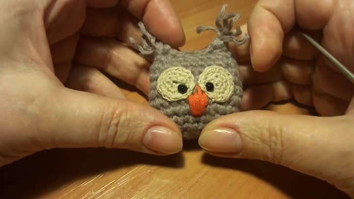 СОВА - брелок OWL - Keychain Crochet