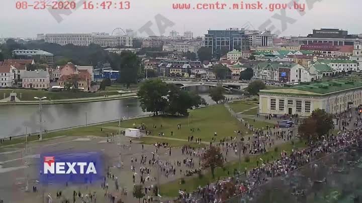 40 минут в одной минуте демонстрируют масштаб происходящего в Минске