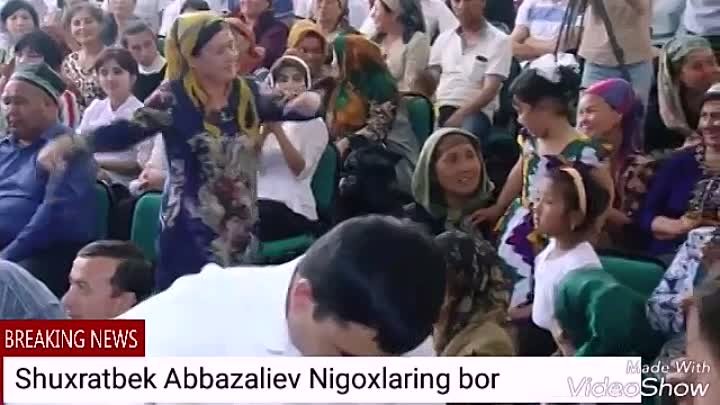 Shuxratbek Abbazaliev Nigoxlaring bor jonli ijro  (concert live )