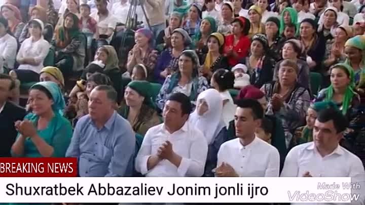 Shuxratbek Abbazaliev Jonim jonli ijro  (concert live )