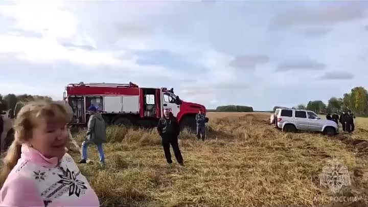 Экстренная посадка самолёта а Убинском районе Новосибирской области 