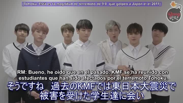 [Sub Español] KMF2015 Message from BTS Tickets now on sale on Ticket Pia!