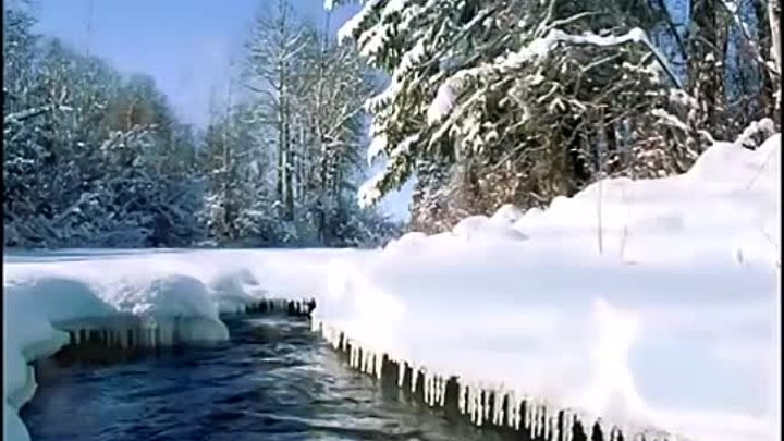 Волшебная музыка зимы. 'Падал снег' Очень красивая музыка!   ...