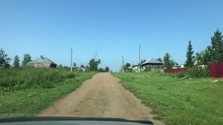 В конце июля прокатился по поселку Высокая Грива, в Тогучинском районе.