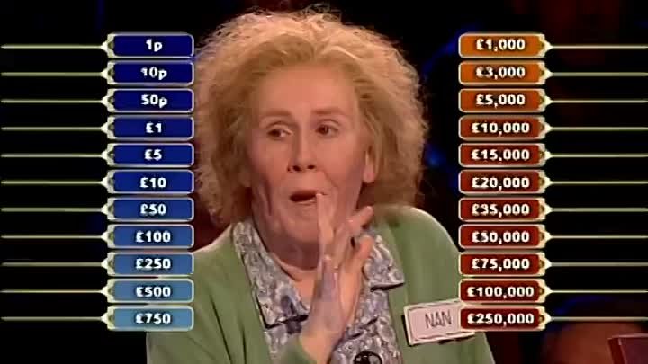 Nan on Deal or No Deal - Classic Comic Relief