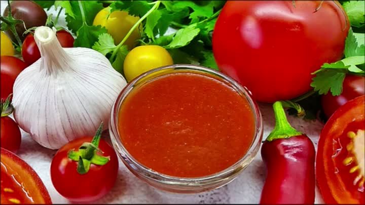 Сацебели_ Грузинский томатный соус на зиму. Лучший рецепт от мамы!