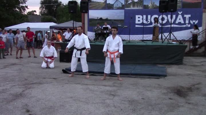 Traditional Karate - Demonstrație la Bucovăț de hram 2015