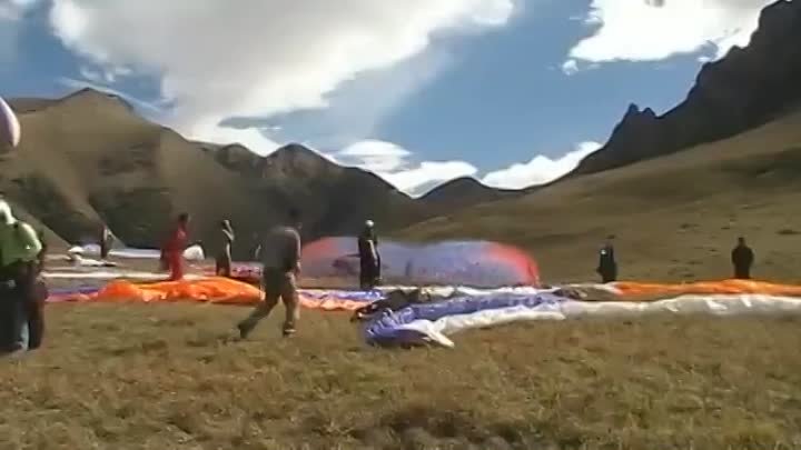 Paragliding Cup in Chegem, Caucasus Mountains, Kabardino-Balkaria, R ...