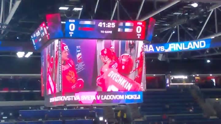 1й период полуфинал Россия-Финляндия | ворота не распечатаны | 25 ма ...