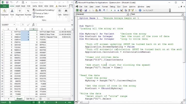 163 Get Rid Of Rows In An Array