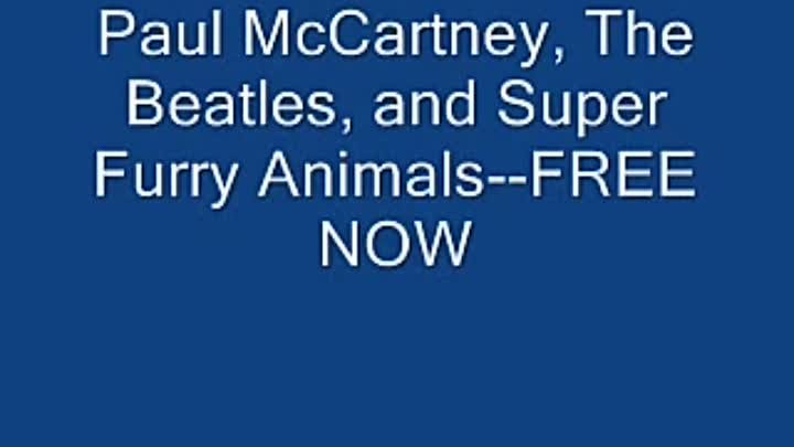 Paul McCartney - Free now -2000