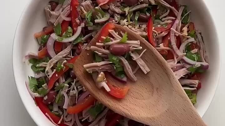Высокобелковый салат