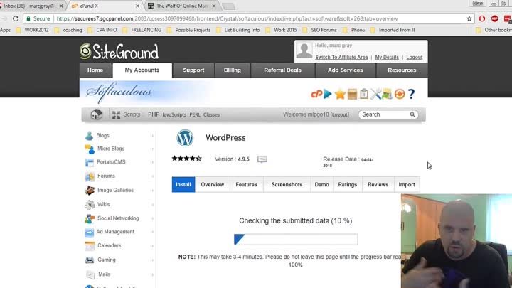 6 Installing Wordpress, Creating a new Canvas and Changing Permalinks!