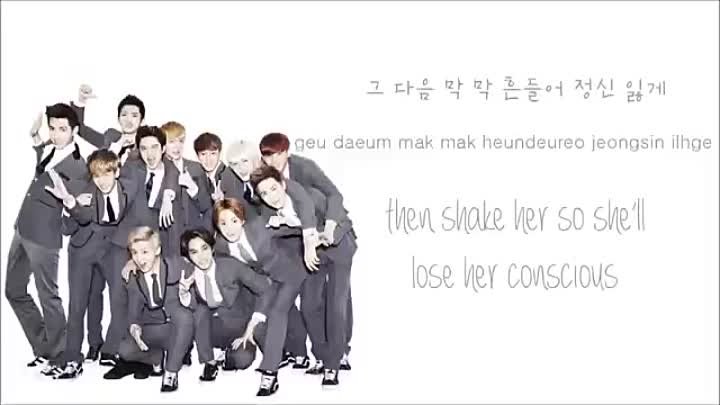 EXO - Wolf (늑대와 미녀) (Korean Version) (Color Coded Hangul-Rom-Eng Lyrics)