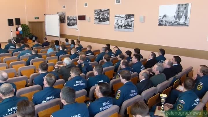 Выступления на открытии Пожарно-спасательного центра в Алабушево