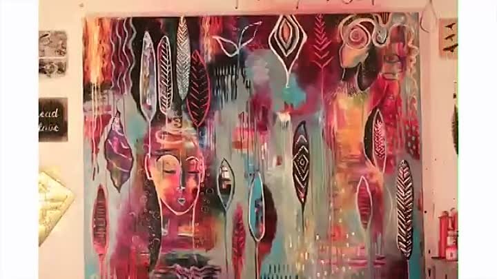 Brave Intuitive Painting with Flora Bowley