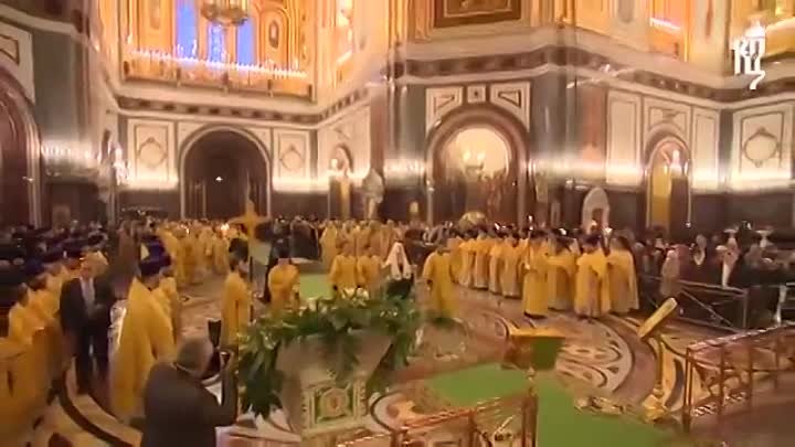 Патриарх Кирилл совершил Литургию в день памяти свт. Филарета Москов ...