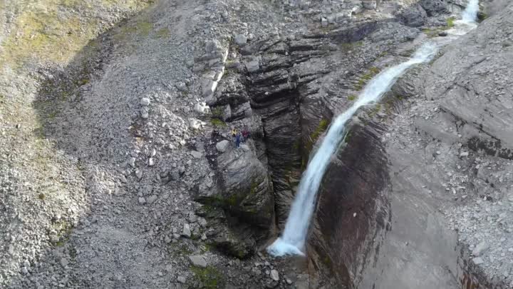 Водопад в Хибинах