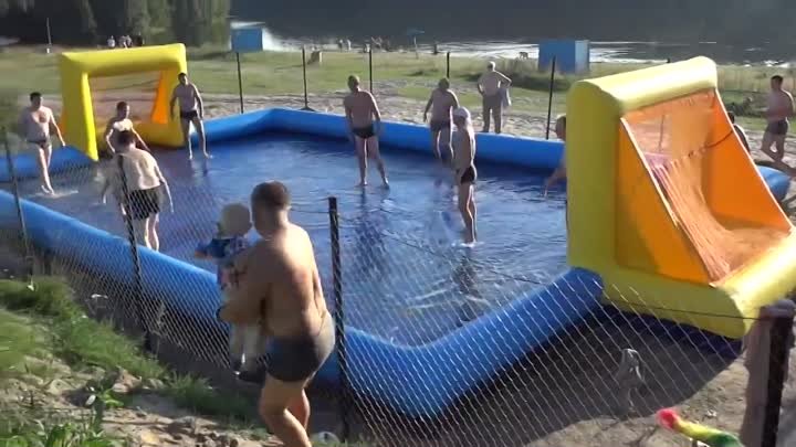 Мокрый футбол, водный футбол в Егорьевске