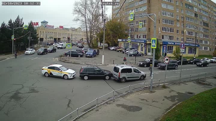 Авария на перекрестке ул.Октябрьская, Александров