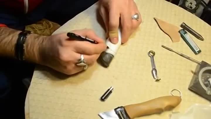 Видео-урок по изготовлению ножен скандинавского типа от Мусы Альмова.