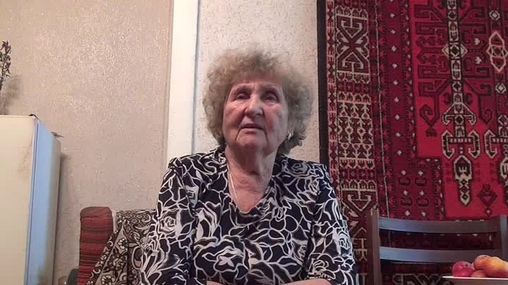 видео-интервью с Алевтиной Степановной Софикатовой. Автор В.П.Шпилев