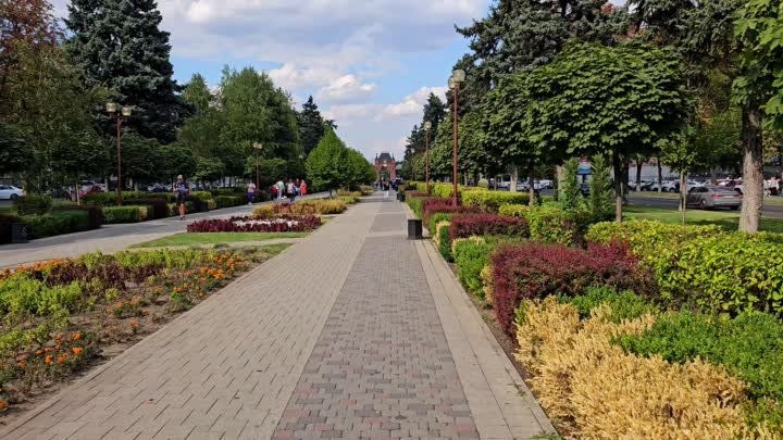 Александровский бульвар в Краснодаре