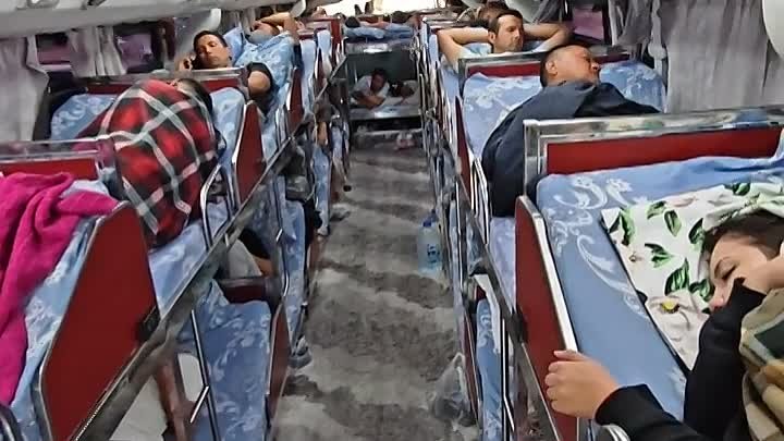 Слип-Бас или автобус с лежачими местами из Узбекистана, Самарканд -  ...