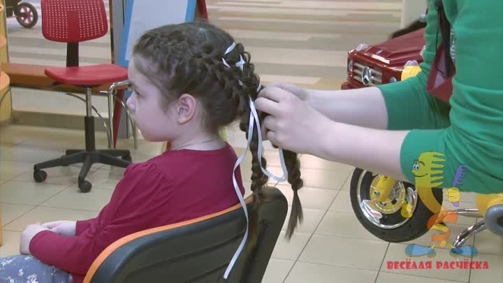 Плетём ребёнку- коса с корсетом