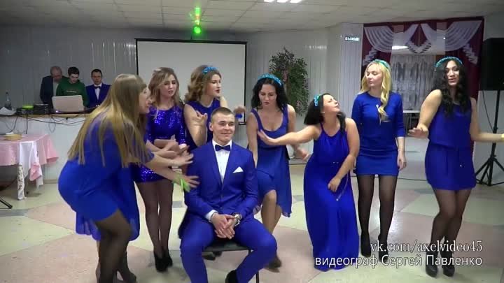 Танец подружек невесты на свадьбе Елизаветы и Сергея Тарасовых