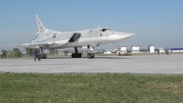 Боевые вылеты экипажей Ту-22М3 в рамках СКШУ «Центр-2019»
