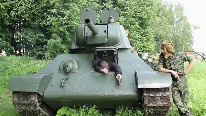 тест-драйв Танк Т-34 - Tank T-34