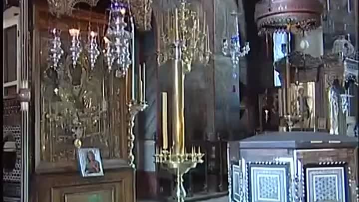Хиландар. праздник иконы Божией Матери Троеручица на Святой Горе Афон