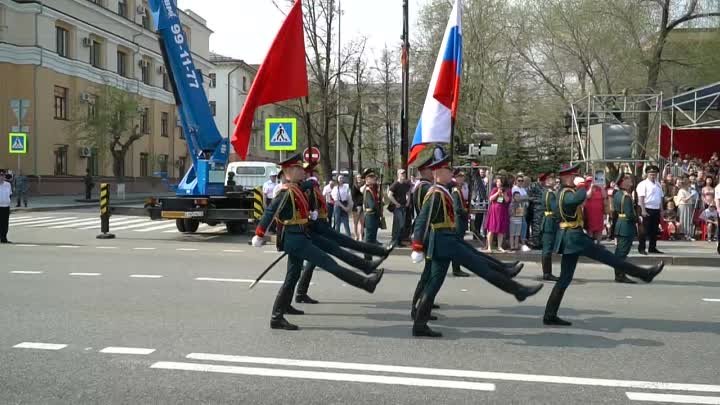 Праздничное шествие в День Победы Тюмень