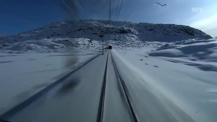 Вид с кабины скоростного поезда (HD) Quantum
