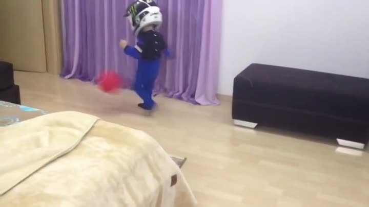 Yamaha Baby With Helmet in HOME